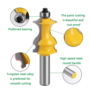 <strong>Molding</strong> <strong>Router</strong> <strong>Bit</strong> Corner Rounding Edge-Forming Roundover Beading Woodworking Milling Cutter Tool Carbide CNC Trimmer <strong>Bit</strong> - Product Image 3