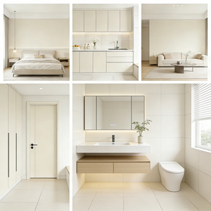 Película Decorativa de PVC para Revestimiento de PVC y Puertas de Entrada de PVC - Revestimiento para Placas de PVC - Efecto Madera Blanca - Product Image 5