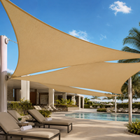 Voile d'ombrage rectangulaire en HDPE sur mesure, taux d'ombrage de 30% à 95%, coins renforcés pour patio, terrasse, jardin - Protection UV