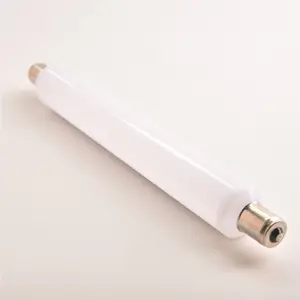 Professionale produttore S15 LED tubo bianco/trasparente doccia lampada 221mm/284mm