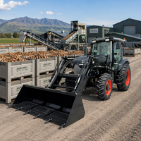 Magnifique tracteur 4x4 de 100 CV avec cabine climatisée, système hydraulique robuste, levage haute performance pour les exploitations agricoles modernes