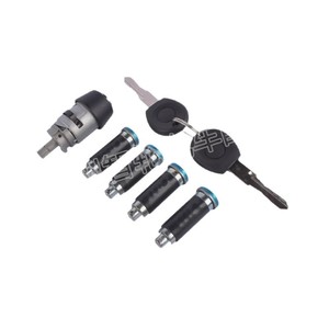 Volkswagen Passat Ignition <b>Lock</b> Cylinder 357905855B With 2 <b>Keys</b> Cylindrical <b>Lock</b> Black - Product Image 1