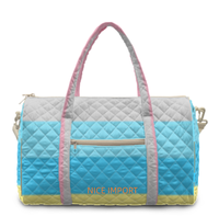 Sac de voyage matelassé grand format Fraysexual Rainbow, sac de week-end portable avec poches zippées, sac de sport pour le travail