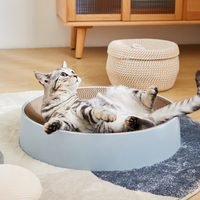 Tempat Tidur & Penggaruk Kucing Ramah Lingkungan dari Plastik Custom Grosir dengan Papan Pengasah Cakar - Mainan Kucing