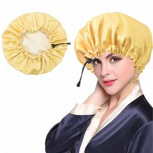 Meilleure Vente – Bonnet de Nuit Réversible en Satin Doux et Écologique pour Adulte, Double Face, avec Cordon Ajustable - Product Image 3
