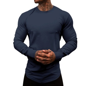 Camiseta Deportiva de Manga Larga para Hombre, Ajustada, de Alta Calidad, Transpirable y Cómoda, en Todos los Colores - Product Image 1