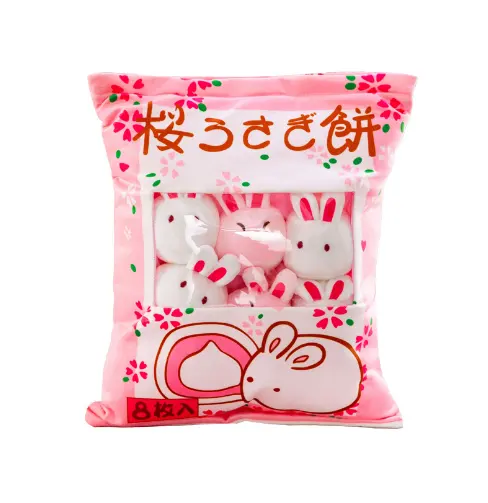 Cartoon Plush Soft Stuffed Creative Bag Xmas Pendants Children's Lovely Kawaii Pudding Dog Rabbits Animals