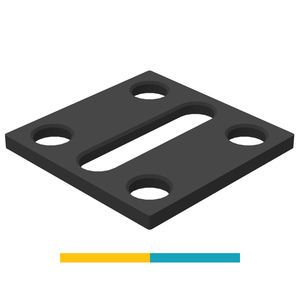 Plaque d'adaptation 150x150mm SteelPlus-SteelEco GPPH, épaisseur 12mm, trous 16mm - Product Image 1