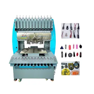 Soft pvc card rubber label making machine for garment logo patches stickers keychains gifts plastic accessories