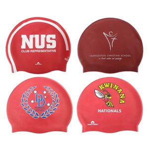 Factory Adjustable <b>Silicone</b> Swim Cap Support Custom Logo Country Flag Pattern Printed Racing Seamless Swimming Cap - Product Image 3