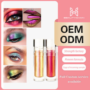 MLM เมคอัพแบบกำหนดเอง ขายดี เม็ดสีแน่น แห้งเร็ว กันน้ำ วีแกน มิเนอรัล 5 กรัม ไฮไลท์เตอร์ ชิมเมอร์ อายแชโดว์เนื้อลิควิด สีเปลี่ยนเฉด - Product Image 2