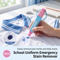 Stylo détachant liquide SUPLALA pour uniformes scolaires et vêtements d'enfants, formule douce, 15%-30% d'ingrédients actifs, instantané, sans lavage