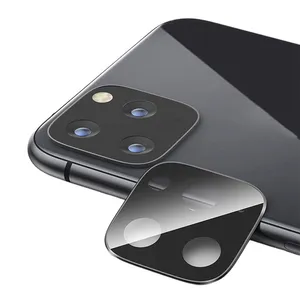 XINGE 9H 3D su geçirmez kamera lensi temperli cam ekran koruyucu için Iphone 11 Pro Max