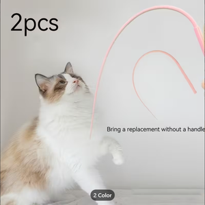 Interaktives Silikon-Katzenspielzeug mit Maus-Schwanz-Design für Wohnungskatzen - Simulierte Jagd & Stressabbau - Product Image 3