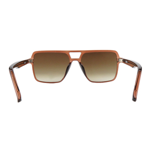 Gafas de Sol Polarizadas Unisex UV400 Nuevas de 2024, Lentes TAC, Armazón Transparente Rojo Azul, Diseño de Moda con Doble Puente Grande - Product Image 5