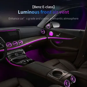 Set completo W213 accessori luce ambiente Tweeter rotativo a turbina di sfiato porta auto coperchio altoparlante per Mercedes-Benz E-Class