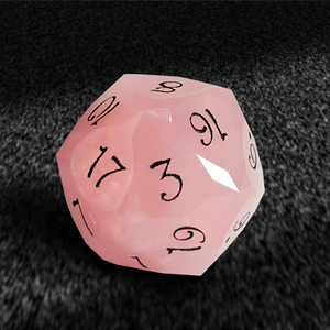 Juego de Dados de Cristal Multifacético Rosa Personalizados DND a <span class=keywords><strong>Precio</strong></span> de Mayoreo, Dados de Piedras Preciosas para Juegos de Rol - Product Image 6