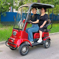 Vente en gros de scooter électrique de mobilité rapide pour adultes minibus 2 places 4 roues avec toit pour personnes handicapées