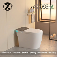 Toilette intelligente avec bidet électrique à eau chaude, mode massage, mode économie d'énergie, design moderne, direct usine
