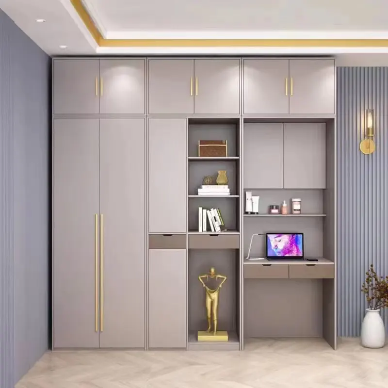 Quality Mdf Combination Frame Expandable Furniture Modern Closet Storage Cabinet Bedroom Computer Table Designs Open Wardrobe