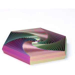 Mainan Heksagon Fraktal Cetak 3D Kustom, Mainan Heksagon Spiral Visual untuk Ujung Jari, Kubus Infinity Sensorik, Mainan Putar Meja - Product Image 3