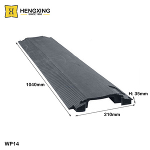 <strong>High</strong> <strong>Quality</strong> <strong>Outdoor</strong> Indoor Black Rubber Safety Road Wire Ramp 1meter Traffic One Channel <strong>Cable</strong> <strong>Protector</strong>