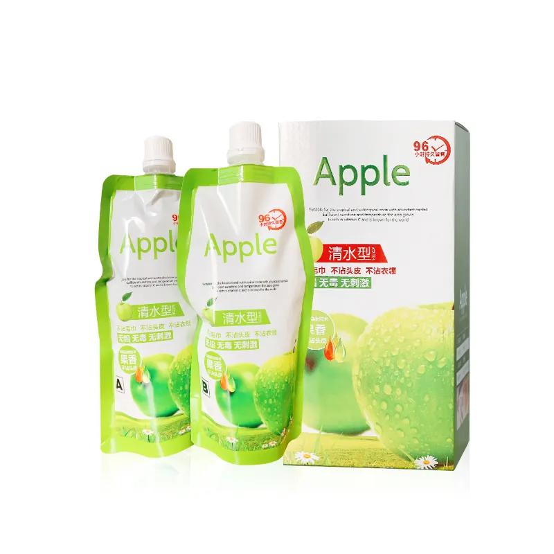 Crema nera senza ammoniaca Shampoo mela 96 ore colore dei capelli mela rossa colore dei capelli 96
