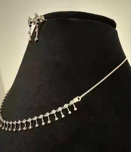 Elegante conjunto de collar de diamantes de corte brillante de oro de 14 quilates para mujer Diamantes naturales Joyería de lujo certificada por terceros para atemporal - Product Image 6