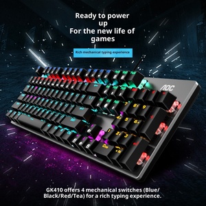 Mechanical Keyboard Blue <b>Switch</b> RGB Mixed Light Wired <b>USB</b> Gaming Keyboard For Computer Notebook - Product Image 2