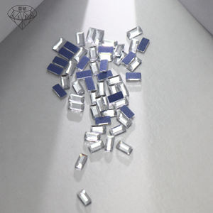 ASFA01 Strass thermocollants rectangulaires 2,5*5 MM pour machine à thermocoller, pour la décoration de vêtements - Product Image 4