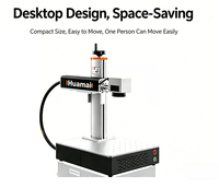 Nouvelle machine de marquage laser à fibre de bureau 20W/30W/50W Raycus JPT CNC Graveur métallique Axe rotatif Refroidissement par air DXF/BMP/AI/DWG