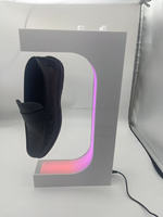Nouveau présentoir de bouteille de chaussure à lévitation magnétique de version réglable avec ajuster la couleur de la lumière de poids de vitesse