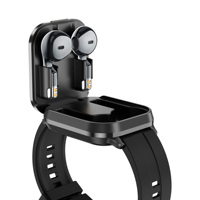 Reloj Inteligente 2 en 1 D8Pro 2025 para Hombre con Auriculares Inalámbricos, Música BT, Frecuencia Cardíaca, Reloj Deportivo para Mujer con Correa de Silicona