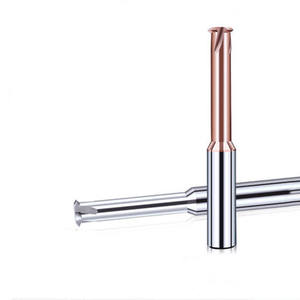 High-Performance End <strong>Mill</strong> Carbide Single Tooth Spiral Milling Cutter Thread <strong>Mill</strong> Metric Router Bit for Steel Aluminum - Product Image 1