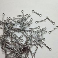 Kustom Stainless Steel Sinker mata tokoh 8 Snap mata ikan kawat Loop