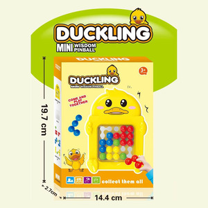 Creative drôle sagesse flipper jeux <span class=keywords><strong>d</strong></span>'association dessin animé petit canard jaune bricolage perles magiques puzzle jeux de société pour les enfants - Product Image 4