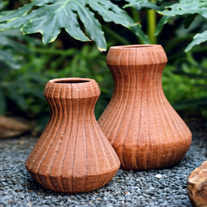 Macetas de Terracota Naturales Tradicionales, Hechas a Mano, Recipientes de Arcilla para Plantas, Macetas Rústicas de Cerámica para Jardín y Balcón - Product Image 1