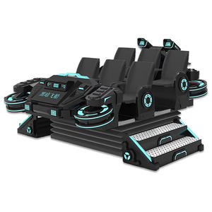 محاكي مركبات الكون بتقنية الواقع الافتراضي مع حركة 360 درجة وكراسي ديناميكية، جذب سياحي من الألياف الزجاجية لمدن الملاهي الداخلية وصالات الألعاب - Product Image 5