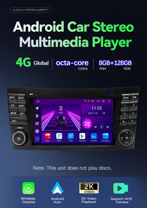 Autoradio Android 14 Double Din pour <span class=keywords><strong>Mercedes</strong></span>-Benz Classe E <span class=keywords><strong>W211</strong></span> E200 E220 E300 E350 E240 E280 Classe CLS W219, Multimédia GPS Navigation - Product Image 2