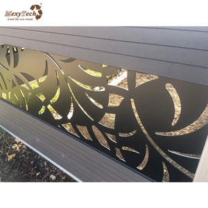 Paneles de valla de privacidad, compuesto wpc, impermeable, nuevo diseño 2017 - Product Image 3