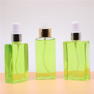 MAYSURE vendita calda etichetta personalizzata PET bottiglia quadrata 120ml bottiglia di plastica con lozione pompa per Shampoo Packaging cosmetico - Product Image 1