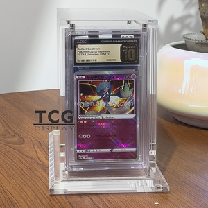 TCG Nouveau Design Acrylique Grading Card Box pour BGS 10 Arce Us VSTAR <span class=keywords><strong>Pokémon</strong></span> (2022) <span class=keywords><strong>Brilliant</strong></span> Stars-176/172 BGS Grad Card avec aimant - Product Image 2