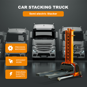 Montacargas Eléctrico Portátil con Capacidad de Carga de Una Tonelada para Camiones, Totalmente Eléctrico, Hidráulico, Autodescarga, Apilador - Product Image 2