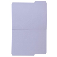 Oficina papelería Durable 11 pt lavanda 1/3 corte Tab tamaño de la letra 8,5 por 11 pulgadas colorido Manila carpetas de archivos