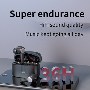 <span class=keywords><strong>J9</strong></span> 2-in-1 Wireless ANC auricolari In-Ear impermeabili Sport cuffie LED batteria JL V5.4 Stereo Hifi suono - Product Image 3