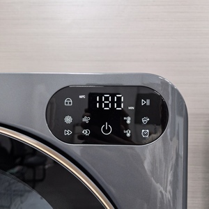 Séchoir à linge portable à chargement frontal en acier inoxydable Allsing, à commande tactile, idéal pour la maison, les appartements et les dortoirs - Product Image 2