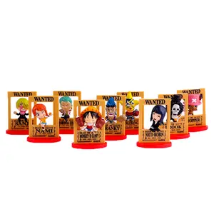 Action Figures 9pcs/set Anime Zoro Nami Wanted Luffy Sanji Mini Set For Kids