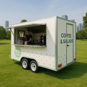 Camion de service mobile personnalisé pour cuisine, glaces et café, avec fenêtre de vente, pour la vente de nourriture de rue - Product Image 3