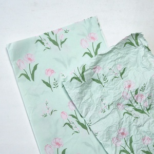 กระดาษห่อสีสันสวยงามพิมพ์โลโก้ได้ตามต้องการเป็นมิตรต่อสิ่งแวดล้อมกระดาษห่อของขวัญเสื้อผ้ากระดาษทิชชู่กระดาษสำหรับเป็นของขวัญ - Product Image 5