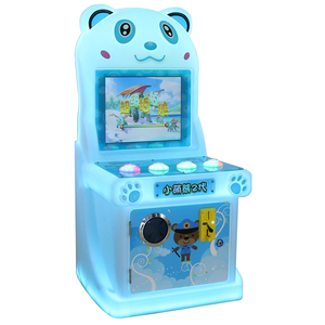 Máquina Expendedora de Juegos Operada con Monedas, Diseño de Oso Tierno, Cada Pulgada de Tierra Debe Ser Contestada, Plástico Resistente - Product Image 3